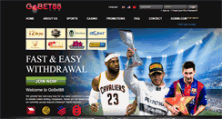 Desktop Screenshot of gobet88.com