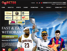 Tablet Screenshot of gobet88.com
